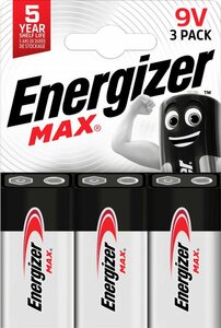 Energizer »Max E-Block 9V 3er Pack« Batterie, (3 St)