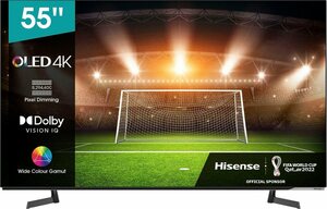 Hisense 55A8G OLED-Fernseher (139 cm/55 Zoll, 4K Ultra HD, Smart-TV)