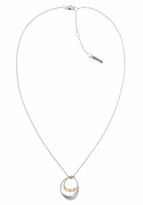 Calvin Klein Kette mit Anhänger »Warped Rings, 35000008, 35000009«