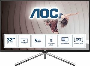AOC C32G2ZE/BK Curved-LED-Monitor (80 cm/31,5 ", 1920 x 1080 Pixel, Full HD, 1 ms Reaktionszeit, 240 Hz)
