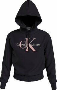 Calvin Klein Jeans Plus Kapuzensweatshirt »PLUS ICONIC MONOLOGO HOODIE« mit weichen Rippbündchen