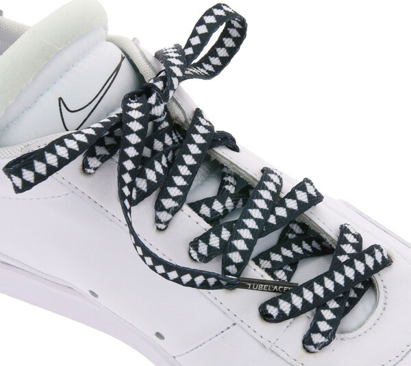Bild 1 von TubeLaces Schuhe Schuhbänder witzige Schnürsenkel Bayern Schwarz/Weiß