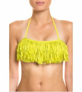Banana Moon Bügel-Bikini-Top »BANANA MOON Westo Squaw Bandeau-Bikini-Oberteil süßer Damen Leinen-Schwimm-Mode Bademode Grün«