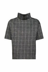 Esprit Collection Sweatshirt »Karierter Kurzarmpullover« (1-tlg)