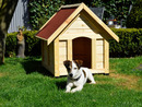 Bild 1 von dobar Outdoor-Hundehütte »Peanut«, Holz, Spitzdach