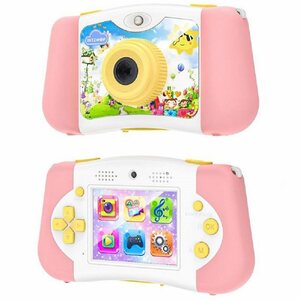 BLiTZWOLF »BW-KC1 Kinderkamera ergonomisches Design inkl. Kinderspiele und 16GB Speicherkarte Pink« Kinderkamera