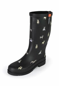 Regenliebe »Waldi Mops High« Gummistiefel Langschaft Stiefel mit Hundemotiv