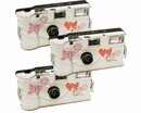 Bild 1 von 1A PHOTO PORST »3 x Einwegkamera Hochzeit Schmetterling« Kompaktkamera