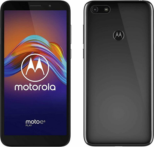 Bild 1 von Motorola Motorola Moto E6 Play XT2029-2 32GB Steel Black + Handy (13,97 cm/5,5 Zoll, 32 GB Speicherplatz, 13 MP Kamera)