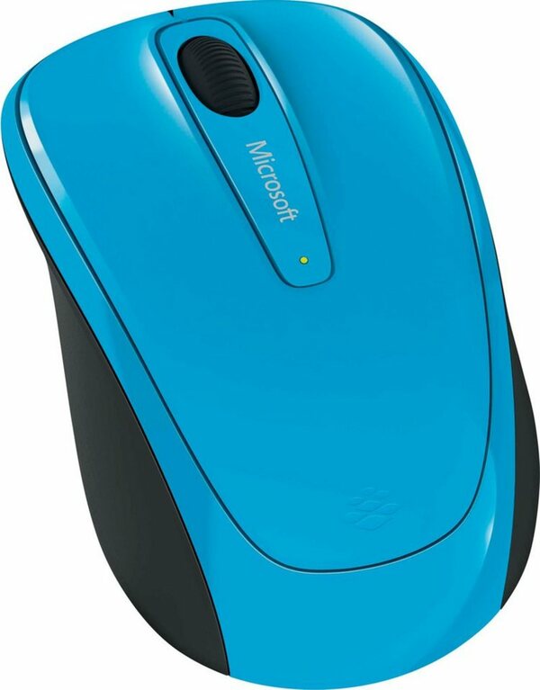 Bild 1 von Microsoft »Wireless Mobile Mouse 3500 Cyan Blue« Maus (RF Wireless)