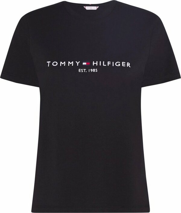 Bild 1 von Tommy Hilfiger Rundhalsshirt »HERITAGE HILFIGER C-NK REG TEE« mit gesticktem Tommy Hilfiger Linear Logo-Schriftzug