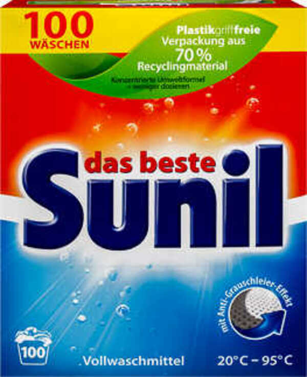 Bild 1 von SUNIL Waschmittel