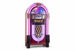 Auna »Graceland XXL BT Jukebox Bluetooth USB SD AUX CD UKW/MW« Stereoanlage (UKW/MW-Radiotuner)