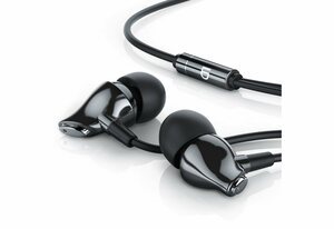 LIAM&DAAN In-Ear-Kopfhörer (High End Ceramic In-Ear Kopfhörer "Swan" 8mm Treiber / Aramid Kabel / Knickschutz)
