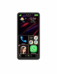 Beafon M6s Smartphone (15,90 cm/6.26 Zoll, 32 GB Speicherplatz, 13 MP Kamera, Dual-Kamera, Beafon leicht zu bedienende Oberfläche, Quad-Core, Fingerprint, WhatsApp und Corona App vorinstalliert