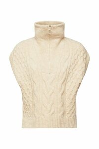 Esprit Collection Pullunder »Pullover in Strickqualität mit Zipper«