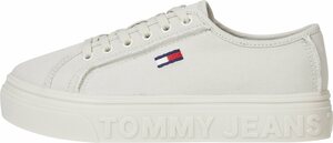 Tommy Jeans »TOMMY JEANS MONO COLOR FLATFORM« Plateausneaker mit Flagstickerei