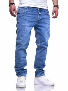 Rello & Reese Straight-Jeans »RRamerican« im angesagten Used-Look