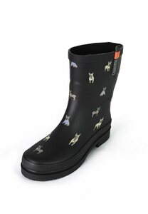 Regenliebe »Waldi Mops« Gummistiefel Halbschaft Stiefel mit Hundemotiv