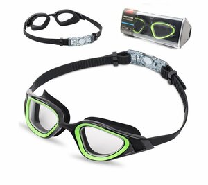 BEARSU Taucherbrille »Schwimmbrille Erwachsene für Damen und Herren, Unisex Taucherbrille Erwachsene mit Antibeschlaggläsern, UV-Schutz, Leichte Gläser, Großes Rahmenprofil«