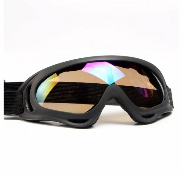 Bild 1 von KIKAKO Motorradbrille »Skibrille Motorradbrillen Schutzbrille,Winter Schnee Sport Snowboardbrille,Skibrille Für Damen Und Herren Jungen Und Mädchen, mit schwarzem Brillenetui«