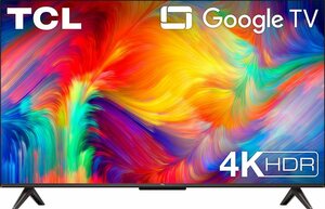 TCL 43P731X1 LED-Fernseher (108 cm/43 Zoll, 4K Ultra HD, Smart-TV, Google TV, HDR Premium, Dolby Atmos, HDMI 2.1, Metallgehäuse)