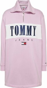Tommy Jeans Sweatkleid »TJW AUTH SERIF 2 ZIP HWK DRESS« mit Tommy Jeans Logo-Stickereien