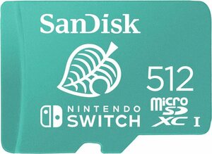 Sandisk »microSDXC Extreme 512GB (A1/V30/U3/C10) für Nintendo Switch« Speicherkarte (512 GB, Class 10, 100 MB/s Lesegeschwindigkeit)