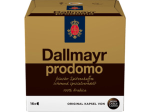 DOLCE GUSTO 12141753 Dallmayr prodomo Kaffeekapseln (NESCAFÉ® Dolce Gusto®)