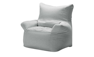 Sitzsack Sessel grau Maße (cm): B: 97 H: 85 T: 92 Wohnzimmermöbel