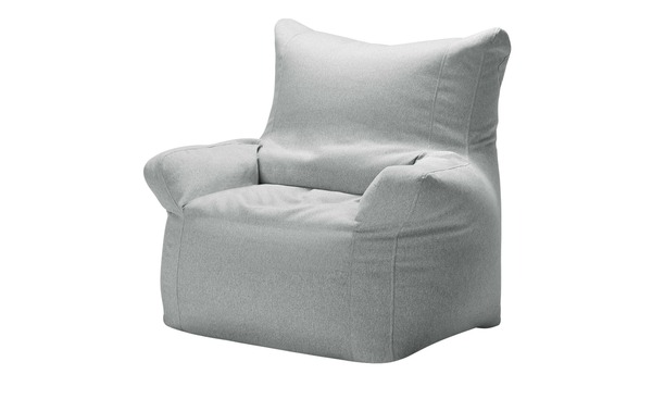 Bild 1 von Sitzsack Sessel grau Maße (cm): B: 97 H: 85 T: 92 Wohnzimmermöbel