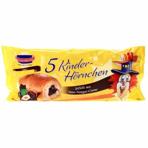 Kuchenmeister Nougat Kinderhörnchen, 5er Pack