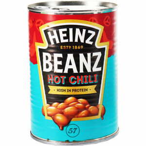 2 x Heinz Beanz Hot Chili