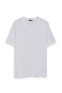 C&A T-Shirt-Bio-Baumwolle, Weiß, Größe: S