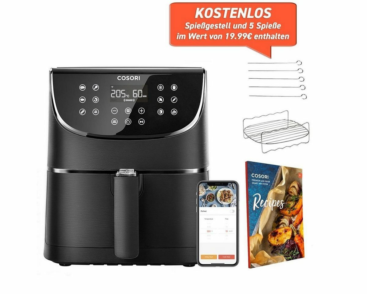 Cosori Heißluftfritteuse App-Steuerbare 5.5L XXL Smart ...