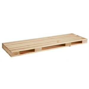 Wandboard PALETTI 80 x 23 cm Kiefernholz natur - Palette als Regal - B. 80 cm - Kiefernholz natur