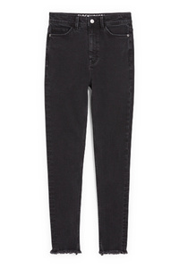 C&A CLOCKHOUSE-Skinny Jeans-High Waist-LYCRA®, Schwarz, Größe: 34