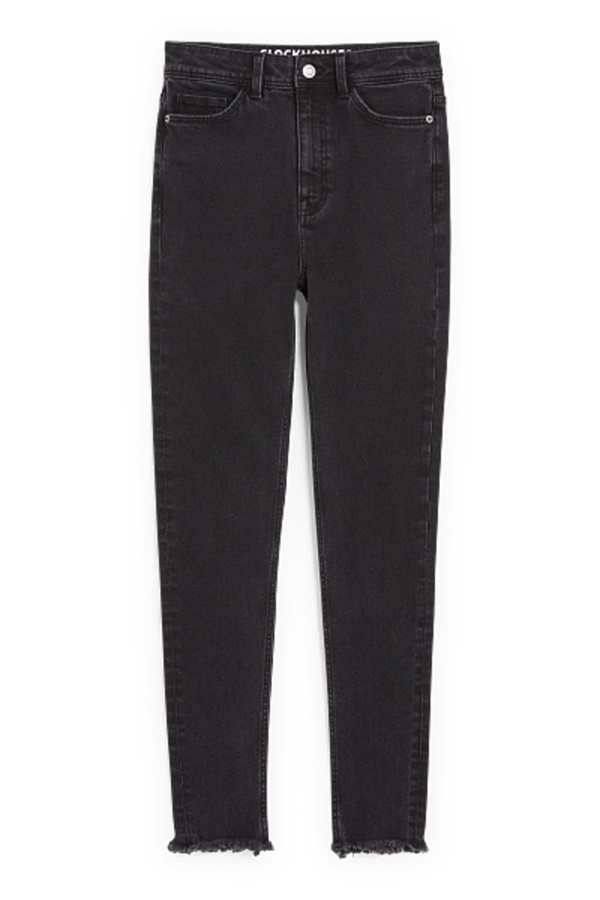 Bild 1 von C&A CLOCKHOUSE-Skinny Jeans-High Waist-LYCRA®, Schwarz, Größe: 34