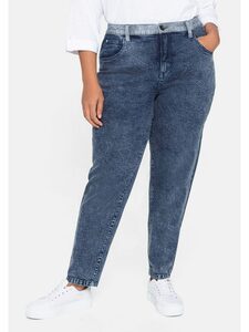Sheego Stretch-Jeans »Jeans« in Moonwashed-Optik