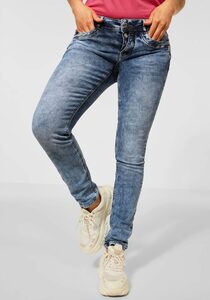 STREET ONE Slim-fit-Jeans mit modischem 4-Knopf-Verschluss