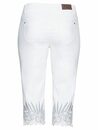 Bild 4 von Sheego 3/4-Jeans »Jeans« mit hochwertiger Stickerei und Spitzendetails