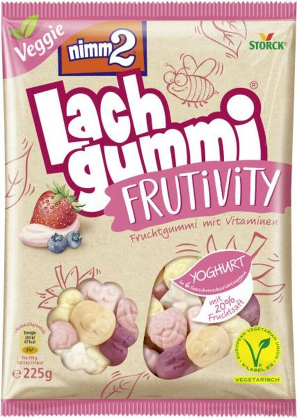 Bild 1 von Nimm2 Lachgummi Frutivity Yoghurt