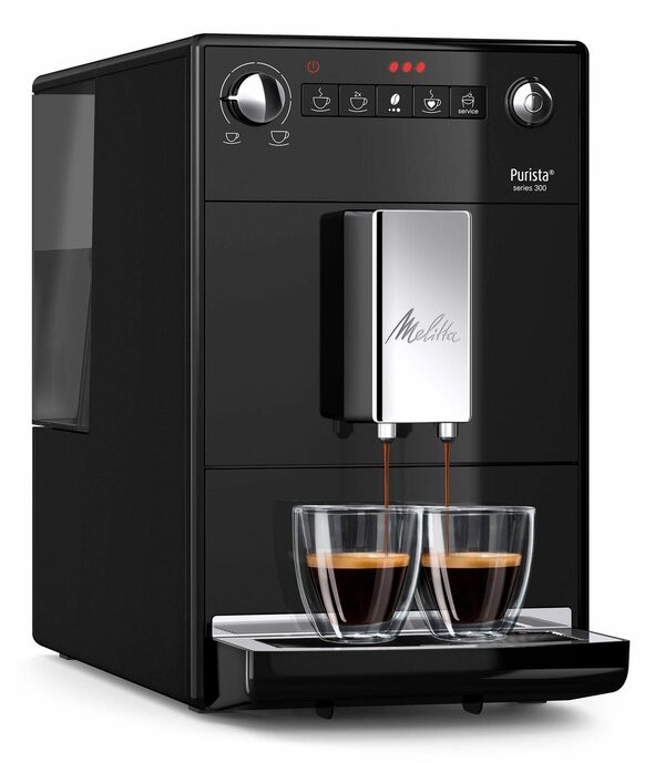 Bild 1 von Melitta Kaffeevollautomat Purista® F230-102, schwarz, Lieblingskaffee-Funktion, kompakt & extra leise
