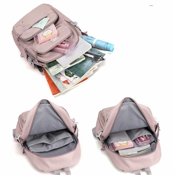 Bild 4 von Housruse Schulrucksack »Schulrucksack Jungen mädchen Teenager Schultasche Wasserdicht Rucksack Damen Herren Schulranzen Laptop Tasche Backpack Großes für den Schulalltag (23L)«