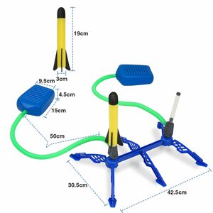 Clanmacy Spielzeug-Flugzeug »Spielzeug Rakete Werfer Kinder Outdoor Launcher Raketen für 2 Spieler«