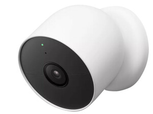 GOOGLE Nest Cam (Outdoor oder Indoor | mit Akku) (Überwachungskamera, WLAN, Wetterbeständig, mit Mikrofon, 1080p, Full-HD, Nachtsichtmodus, Bewegungserkennung)