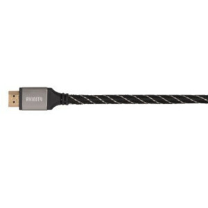 High Speed HDMI™-Kabel, St. - St., Gewebe, vergoldet, Ethernet, 1,5 m (00127104)