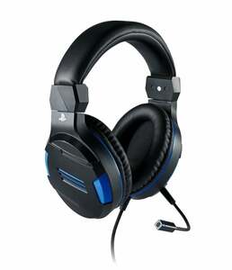 PS4 Stereo-Gaming-Headset schwarz/blau