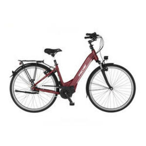 FISCHER City E-Bike CITA 5.0i Special - rot, 28 Zoll, RH 44 cm, 504 Wh