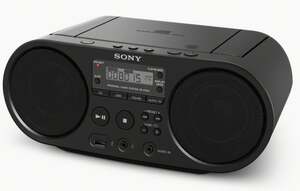 ZS-PS50B schwarz Radiorekorder mit CD-Spieler